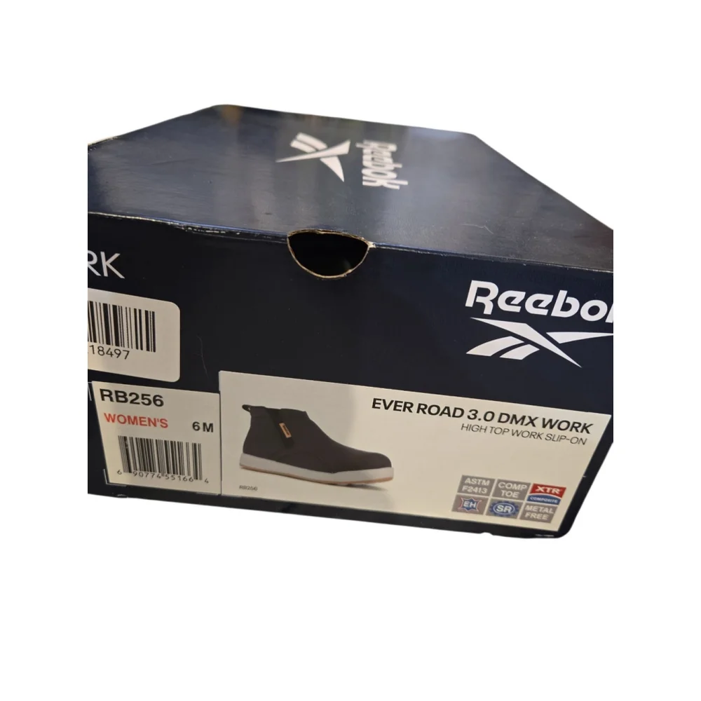 Reebok Ever Road 3.0 DMX High Top Work Slip On Comp Toe Women's Sz 6 New In Box